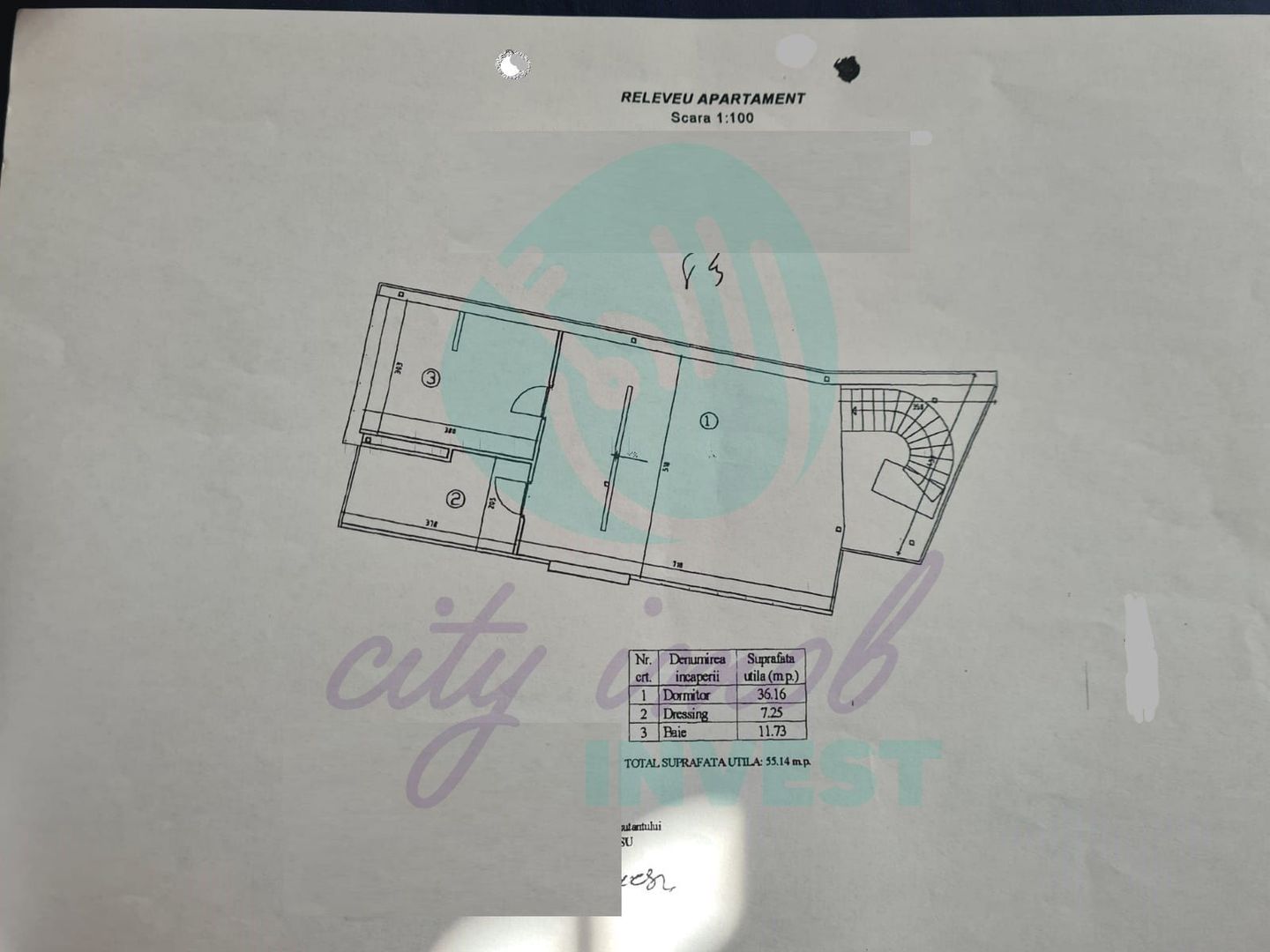 Penthouse Unic cu Terase de 100 mp - Poză 7