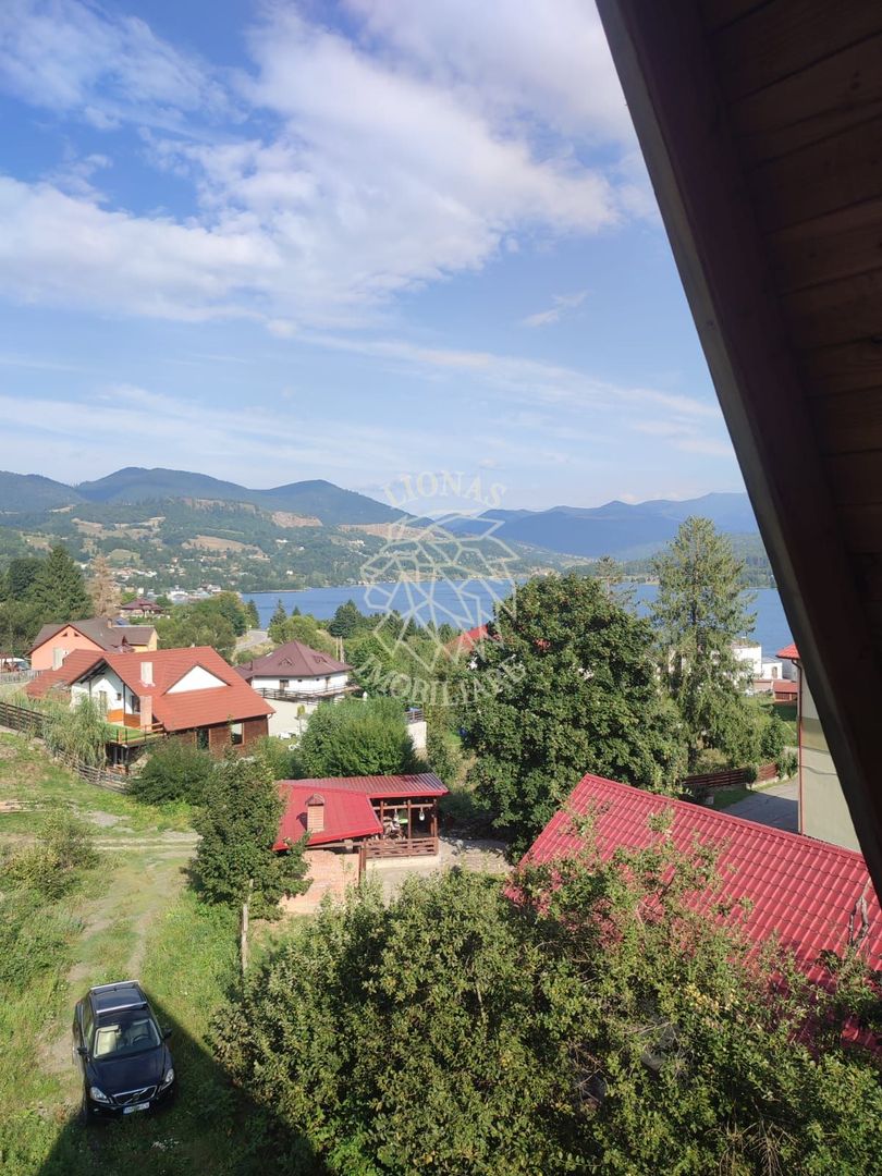 Cabana Finisata 160 mp -teren 4100 mp-Panorama spre Lac Colibita - Poză 2