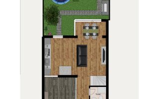 Apatament 2 camere cu gradina, Parcul Circului - Poză 3