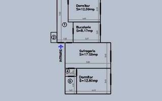 Vanzare apartament 4 camere Fizicienilor, 2 bai, bloc 1982 - Poză 8
