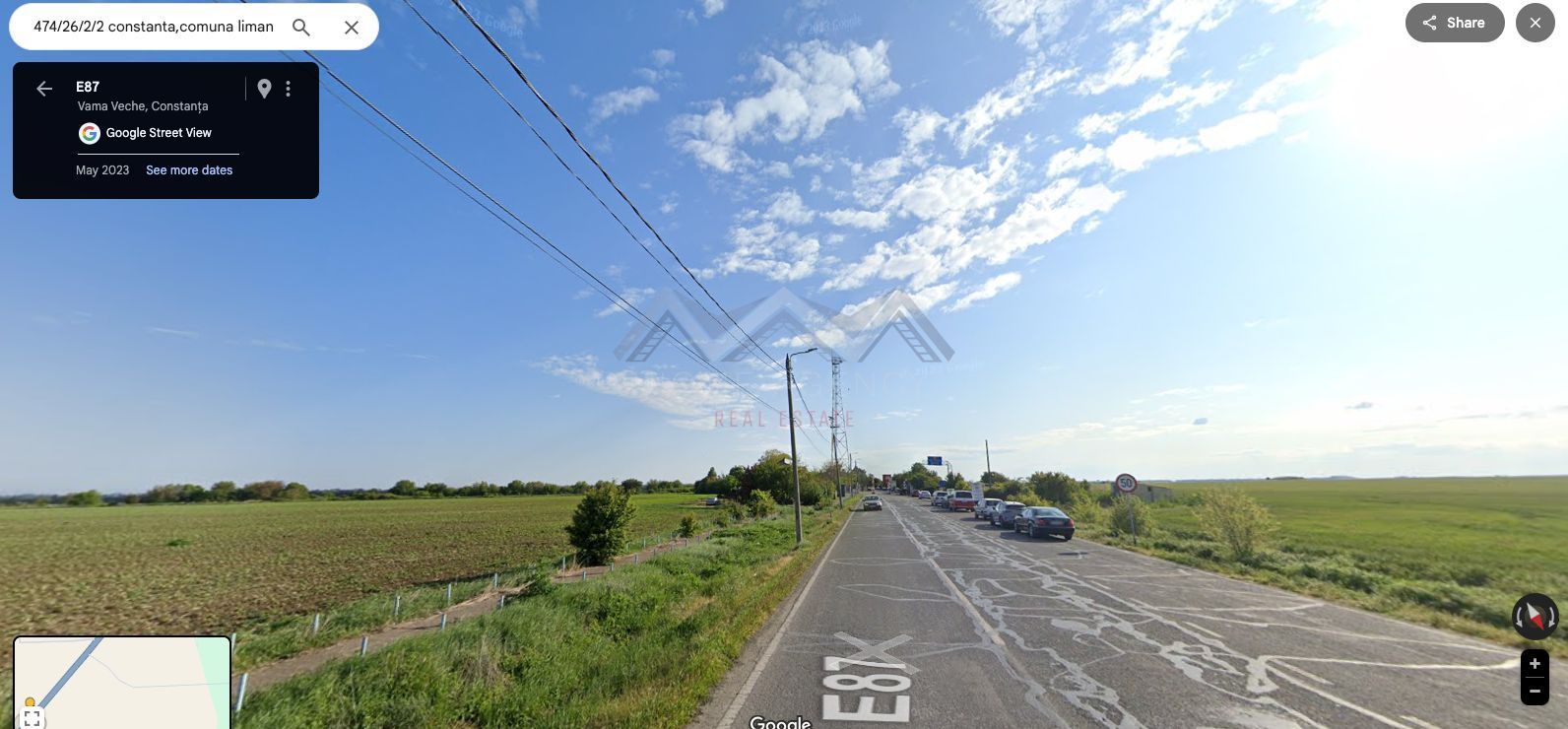 Vânzare teren Vama Veche, 937 mp, cu vedere la mare! - Poză 3