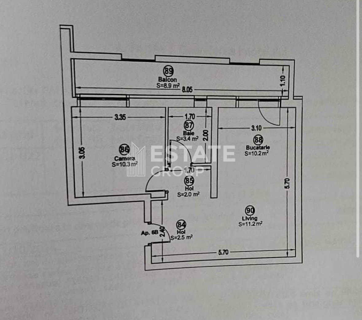 Apartament cu 2 camere in Giroc complet mobilat si utilat - Poză 8