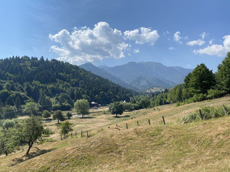 Teren extravilan de vânzare în Râșnov | 6.070 mp | Vedere panoramică - Poză 2