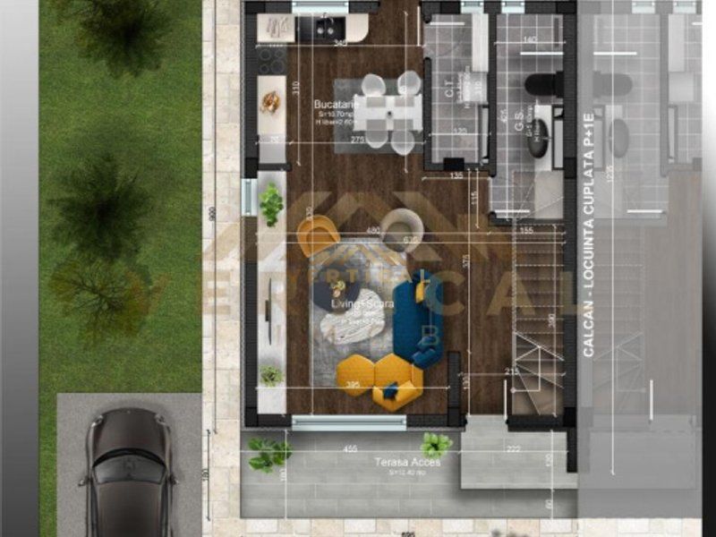 Duplex Superb 4 camere, 2 bai - Com Berceni, IF - Poză 3