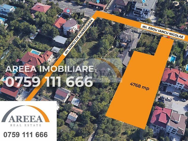 Teren 4768 mp cu deschidere la Erou Iancu Nicolae - Poză 3