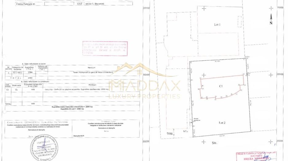 Teren Intravilan *2394 mp*  2S+P+11E //  Nordului - Poză 2