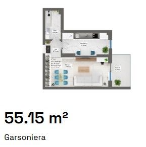 VANZARE Garsoniera in zona Pipera Nobel Art Residence - Poză 15