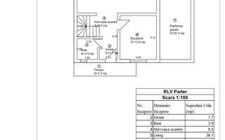 Casă tip duplex | 132,30 mp utili | 300 mp teren | garaj | Șelimbăr - Schiță 12
