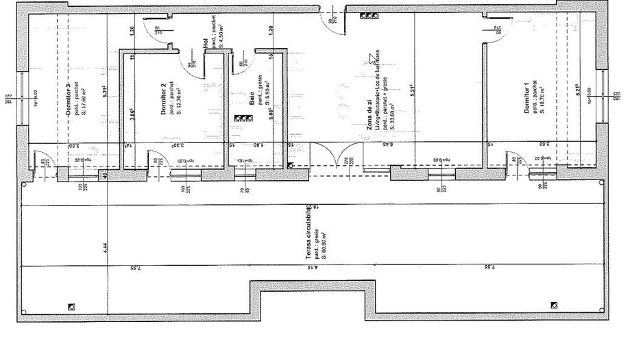 Penthouse, 93 mp, Selimbar, Sibiu - Schiță 4