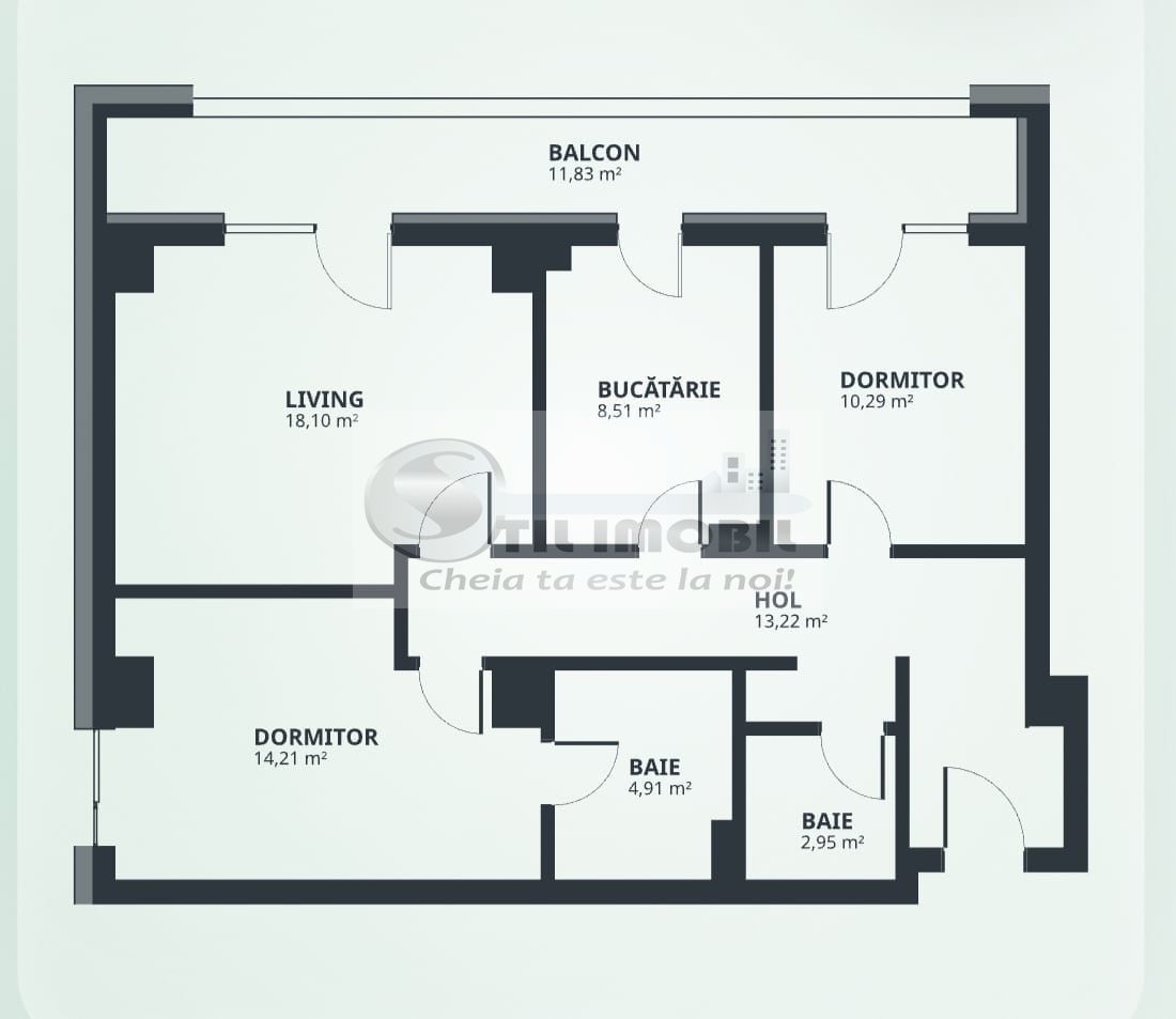 Apartament 3 camere, D, 90mp,  Tatarasi cu predare in 2025 - Poză 10