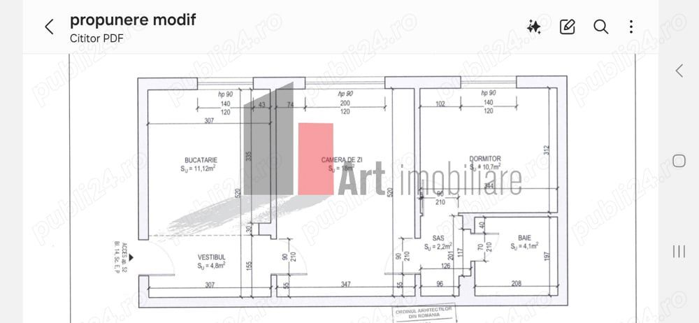 Vânzare apartament 2 camere semidecomandat Drumul Găzarului - Giurgiului - Poză 13