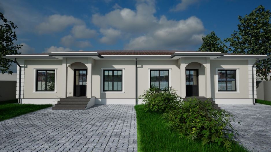 1\2 Duplex Parter Sacalaz 4 Camere,2 Bai - Poză 1