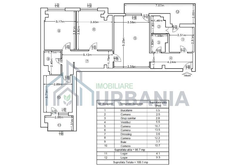 Apartament 4 camere, Bulevardul Independentei 6, Iași – central, mobilat - Poză 1