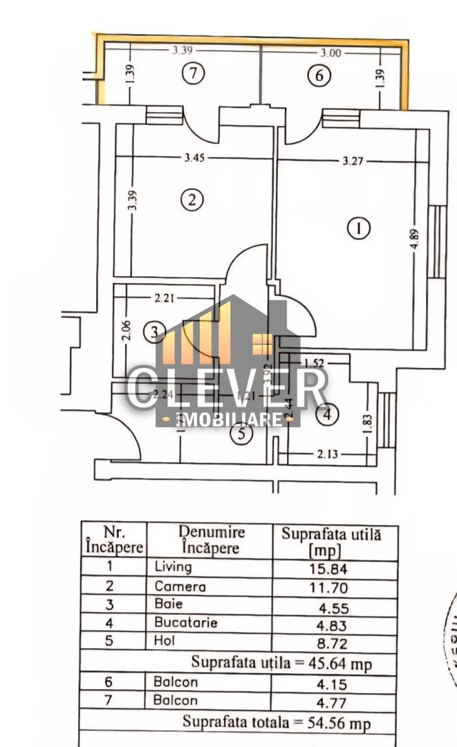 Apartament 2 camere Mobilat Metrou 1 Decembrie 1918 - Poză 7