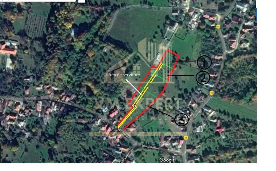 TEREN INTRAVILAN, 1700 MP, VOINESTI - LERESTI, PRET 17000 EURO - Poză 2