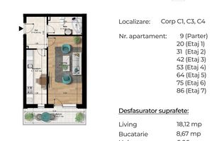 Gars.dec, generoasa/8min metrou Berceni, 45 mp