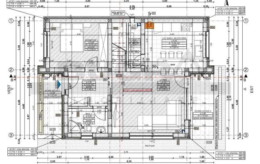 Casa individuala moderna de 120mp, teren 500mp, zona Chinteni - Poză 6
