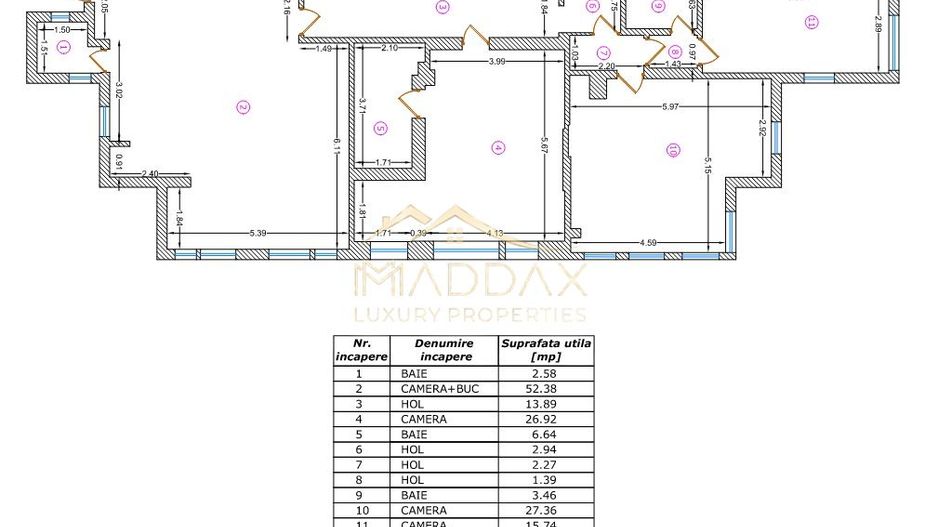 Apartament Mansarda - Iancu Nicolae/Jolie Ville - Schiță 16