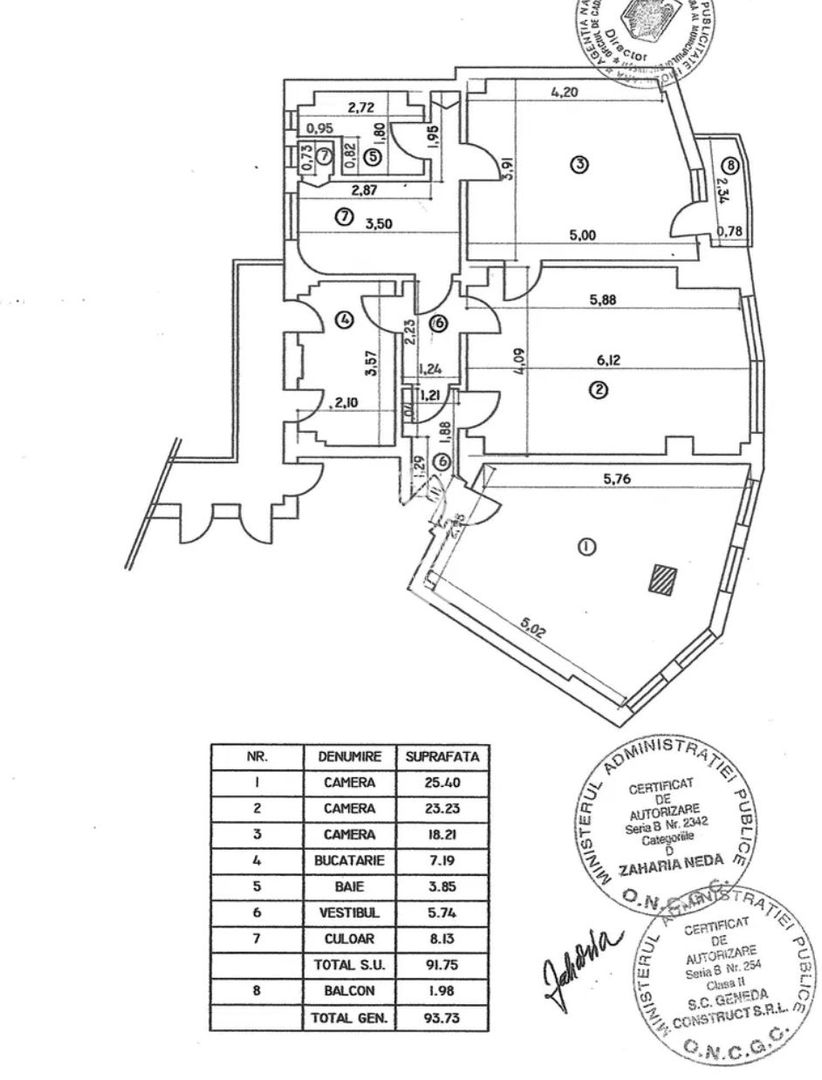 Apartament 3 camere - Cismigiu, Conservator | Renovat | Centrala proprie - Schiță 10
