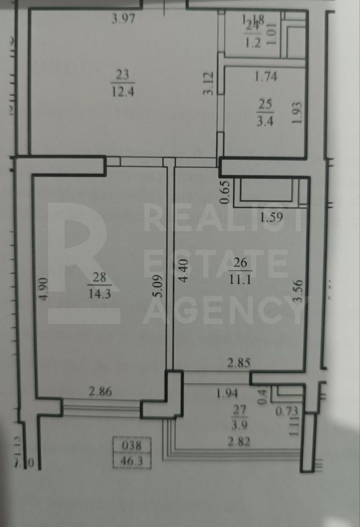 Vânzare, apartament, o cameră, str. Vasile Lupu, Buiucani - Poză 4