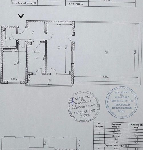 Apartament de vanzare 2 camere, terasa 62 mp, Metrou Dristor - Schiță 5