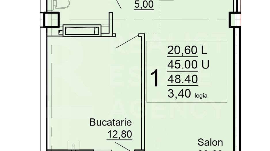 Vânzare, apartament, 1 cameră, stradela Studenților 18,  Poșta Veche. - Poză 2