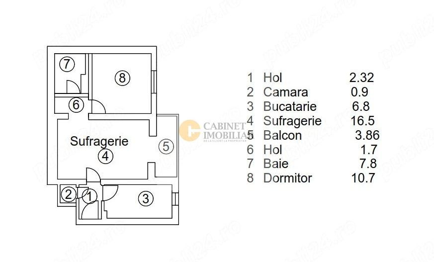 2 camere I Victoriei - Iancu de Hunedoaara I Etaj 3/4 I 1960 - Poză 9
