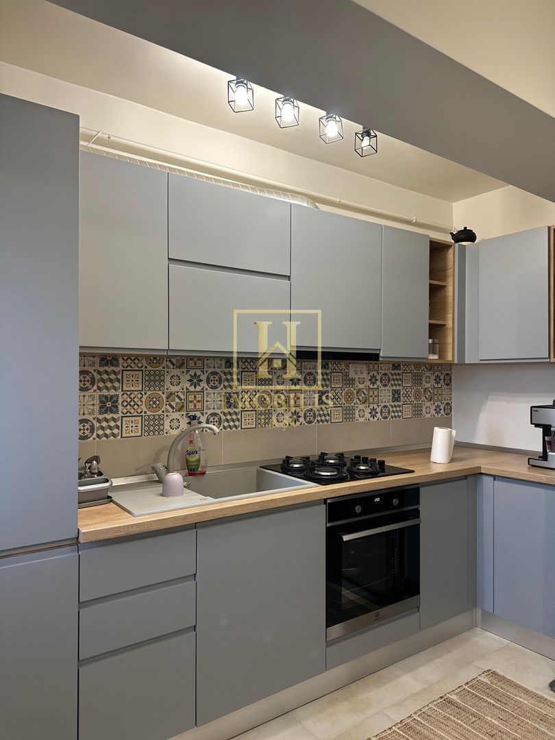 Apartament 2 camere dec NOU  mobilat + loc de parcare Bucium 450 euro - Poză 5