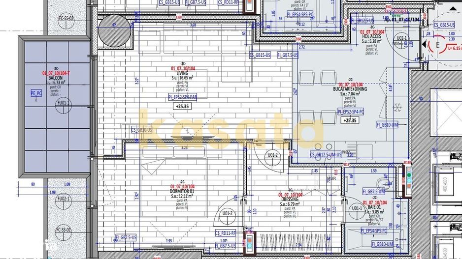 Apartament 2 camere Floreasca | UP-site - Schiță 9