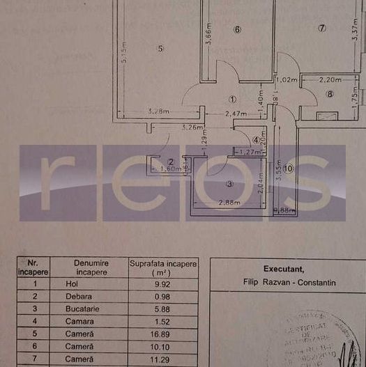DE VANZARE APARTAMENT 3 CAMERE 70 MP DRUMUL TABEREI | DECOMANDAT | METROU - Poză 8