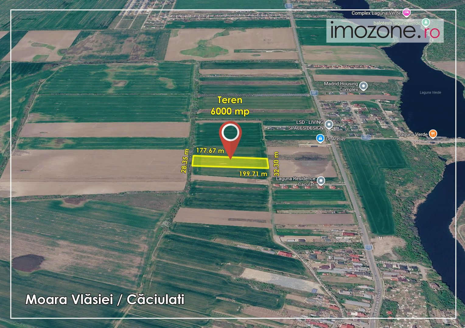 6000 mp, Caciulati - Balotesti, ideal pentru a dezvolta un ansamblu rezidential - Poză 4