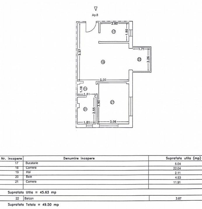 Năvodari | Apt 2 cam mobilat, 100m mare, regim hotelier + clienti - Poză 21