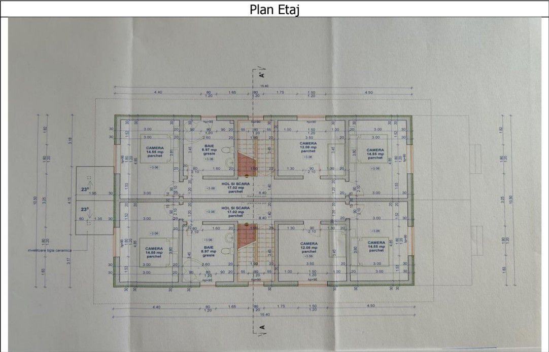 DUPLEX CERNETEAZ  140 MP UTILI + TEREN 570 MP - Poză 16