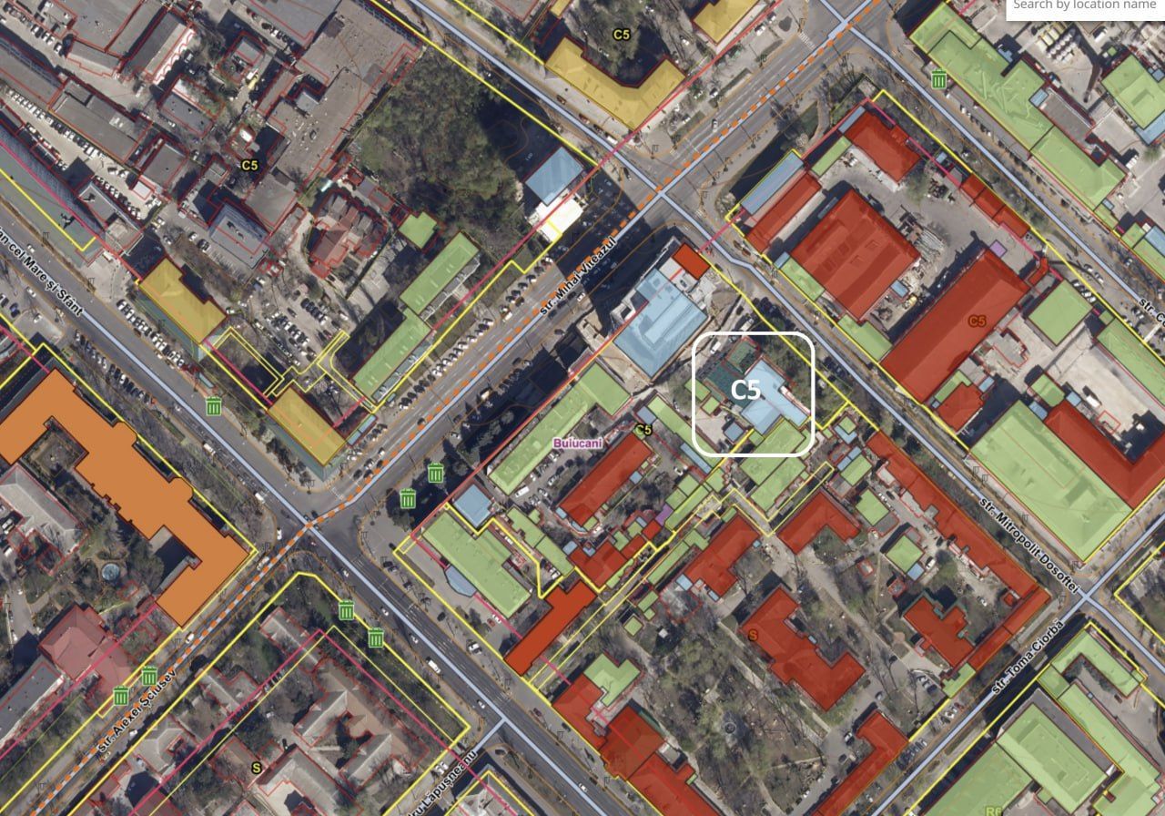 Teren de vânzare str. Mihai Viteazu, Chișinău - Poză 2