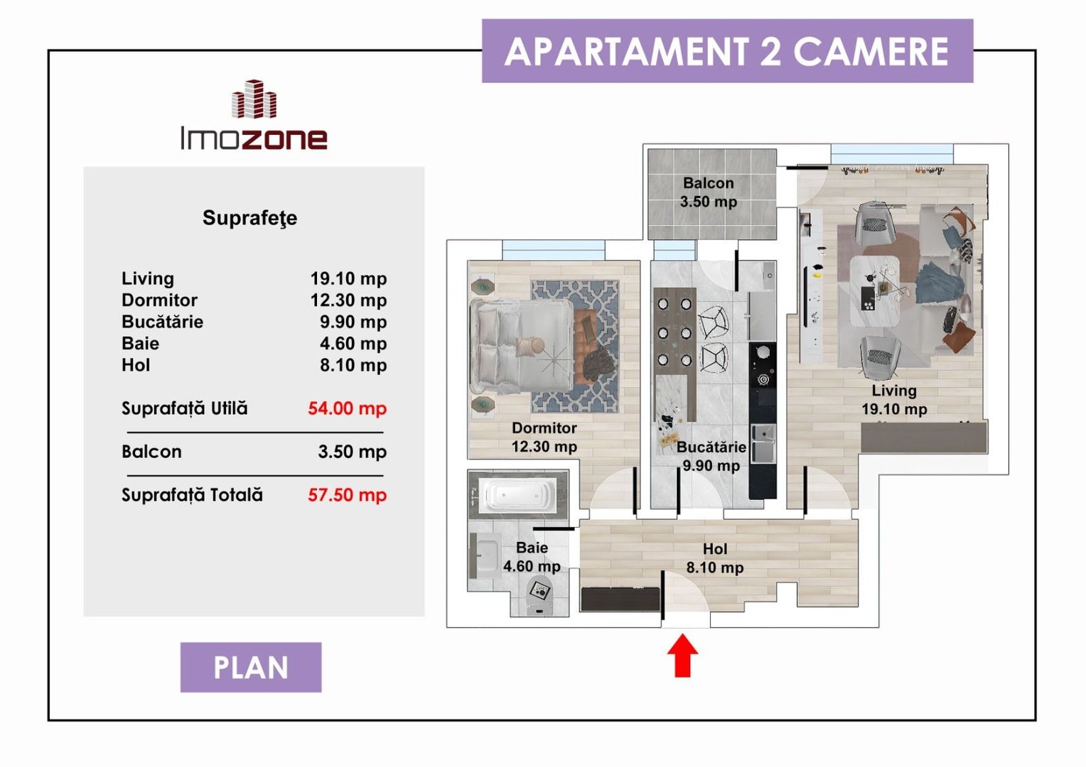 2 CAMERE, bucatarie inchisa, CENTRALA PROPRIE, BLOC NOU, Drumul Taberei - Poză 8