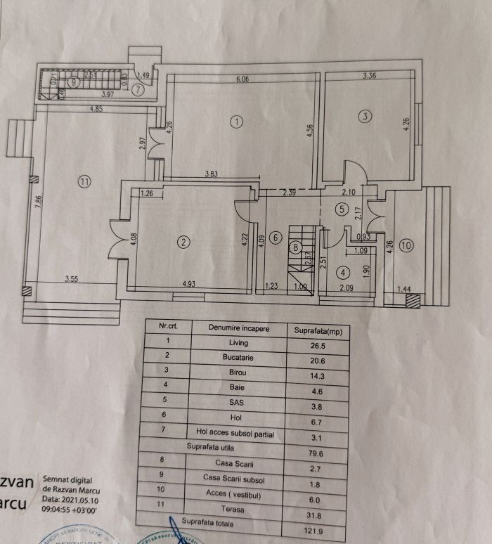 Vilă Premium 2021 | 237 mp utili | Teren 575 mp | Finisaje Luxury | - Schiță 53