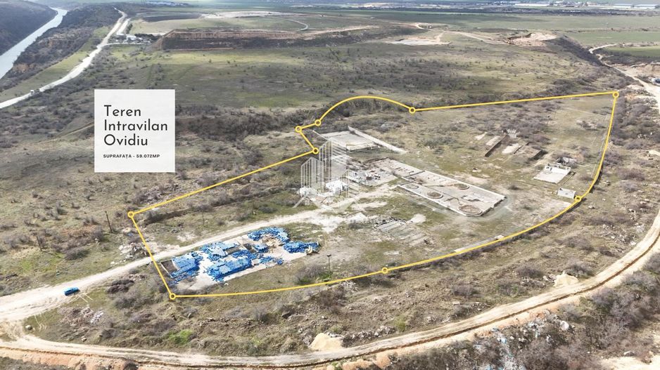 Teren intravilan 59.072 mp – zonă industrială Ovidiu, - Poză 2