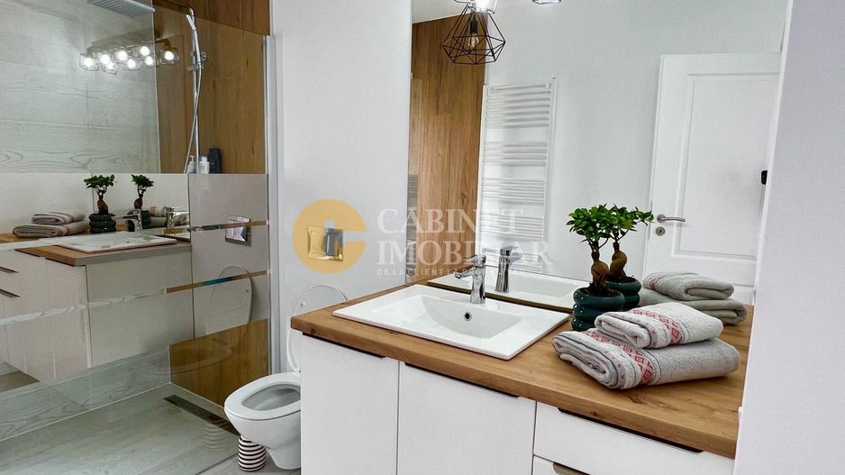 Vila PREMIUM - 4 camere - 3 bai - garaj - 210 mp utili - 2022 - mobilata - Poză 9