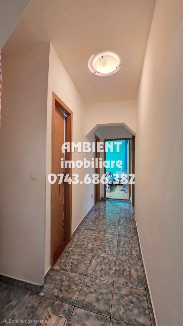 Apartament cu 3 camere, mobilat si utilat, etaj 3, VASLUI zona CENTRU; - Poză 8