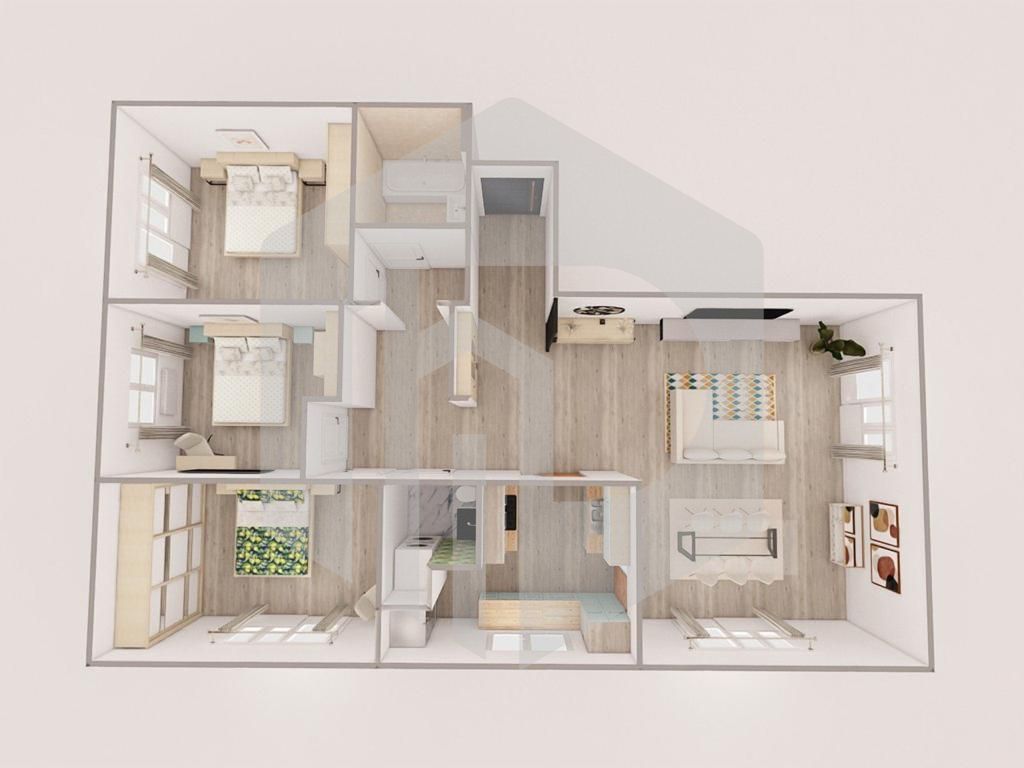 Piata Rahovei - Terasa | Apartament 4 camere | Etaj intermediar - Poză 6