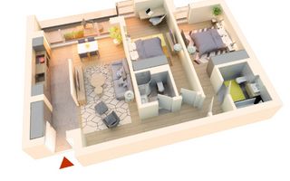 Apartament 3 camere de vanzare - Poză 1