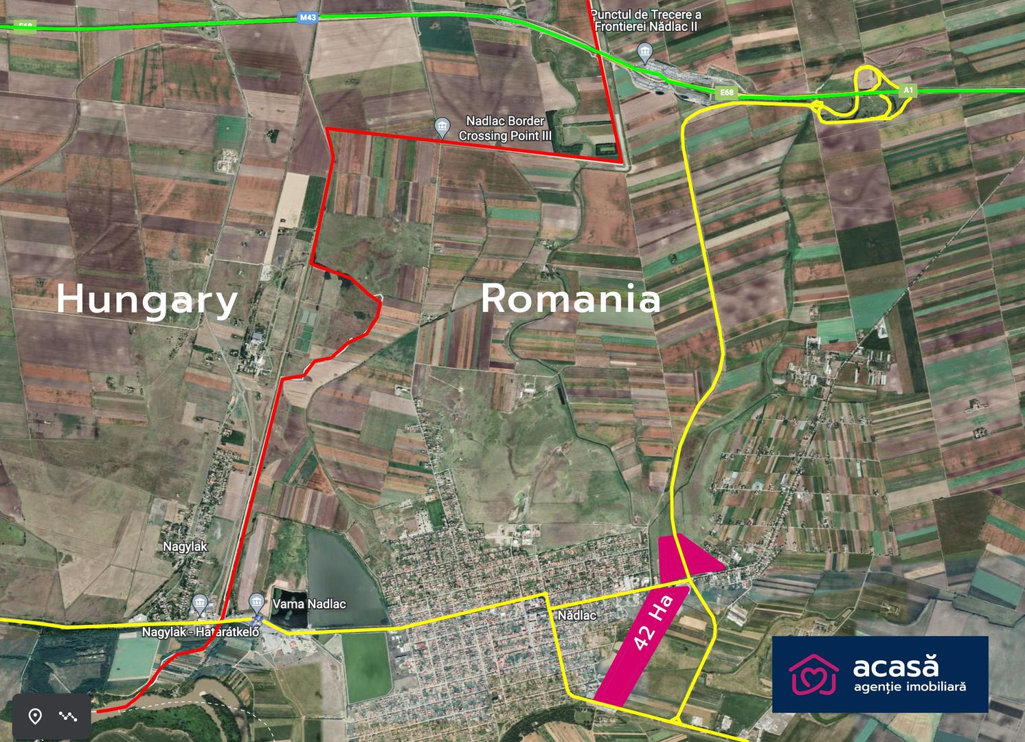Teren industrial 42 ha Vama Nadlac - Poză 7