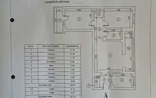 VANZARE 3 CAMERE SEMIDECOMANDAT -DRISTOR - Poză 8