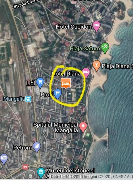 Apartament 3 camere, Mangalia, cu vedere la Mare. Zona Plaja Diana Saturn. - Poză 7