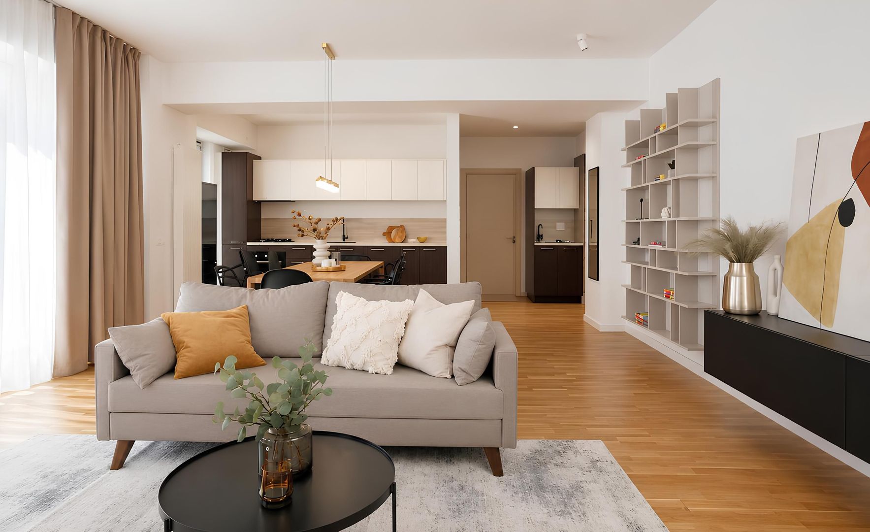 Apartament 3 camere | 102 mp utili + terasa 95 mp | Pipera - Poză 3
