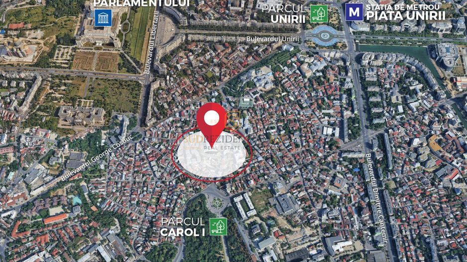 Teren 1883 mp in zona centrala, deschidere stradala, Parcul Carol - Poză 2