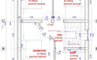 Casa Individuala in Mosnita Veche. Toate Utilitatile. Zona Excelenta. - Schiță 12