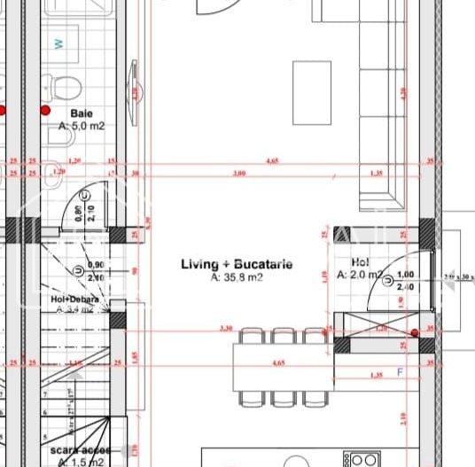 Duplex Modern la cheie si 270 de mp de curte, in Cisnadie - Schiță 8