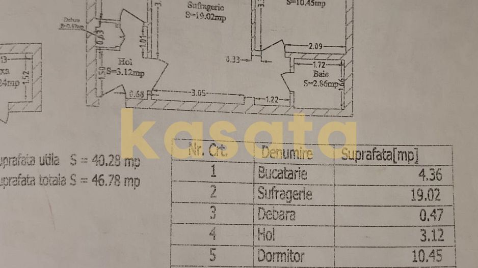 Închiriere apartament 2 camere, Floreasca - Schiță 11