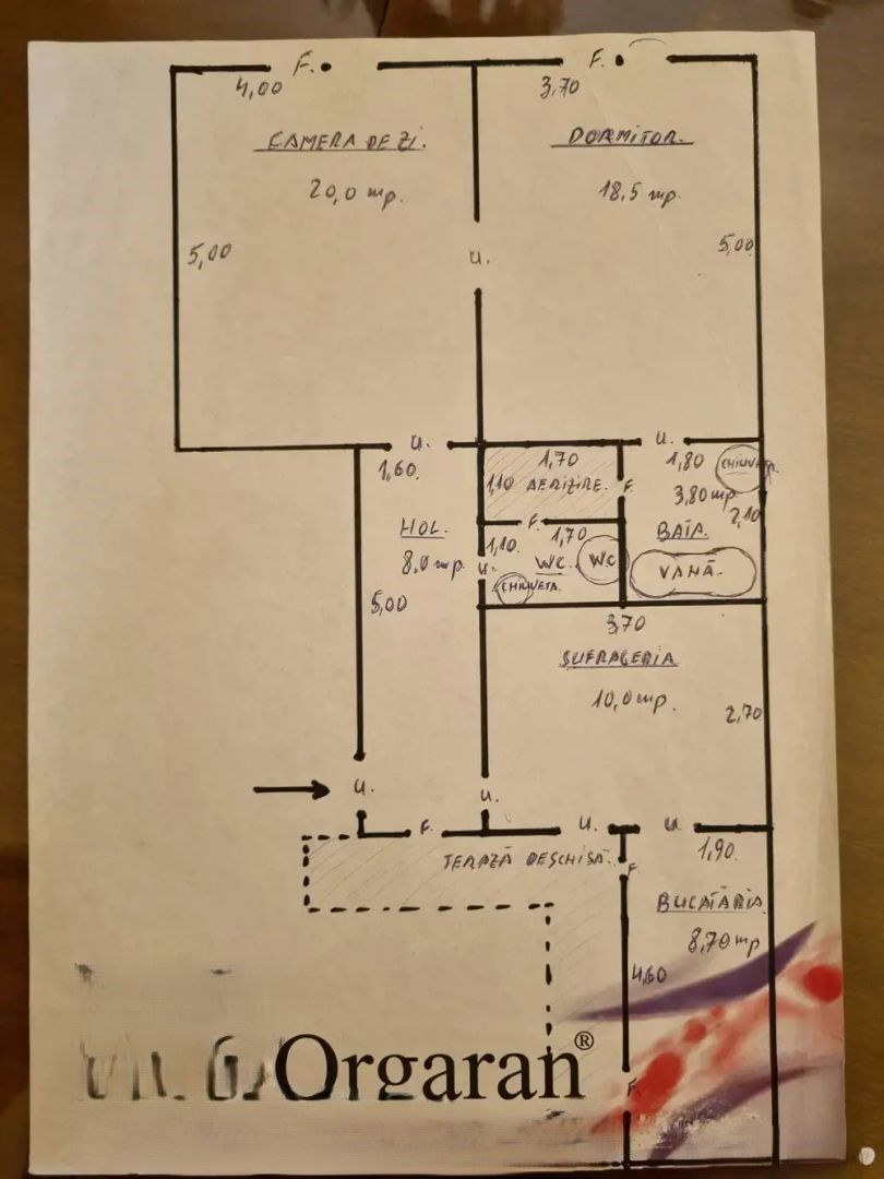 Sinaia | 3 Camere | Cladire Istorica situata pe Malul Begai. - Schiță 5